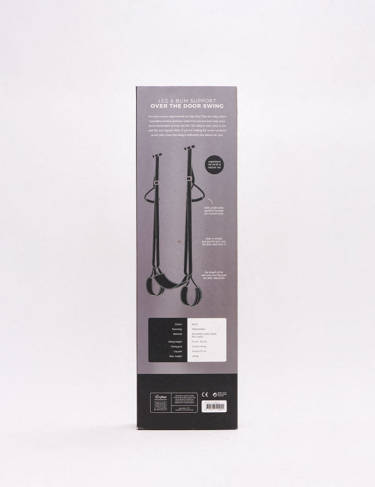 Black Cotton & Leather Sling from EasyToys back packaging