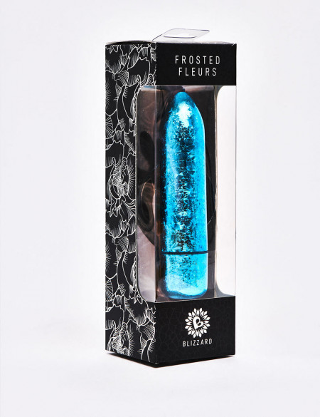 Rocks Off Vibrator Frosted Fleurs Blizzard packaging