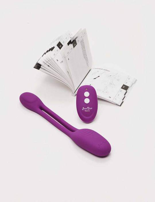 Vibrator Flexxio from BeauMents in Purple instructions