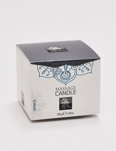 Massage Candle Shiatsu Amber sent packaging