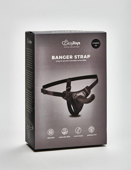 Strap-on Dildo Banger Strap from EasyToys packaging