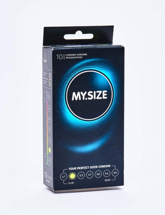 Box of 10 Condoms Ultra Thin 49mm