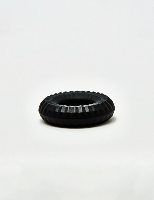 Black Silicone Cock Ring Nitro