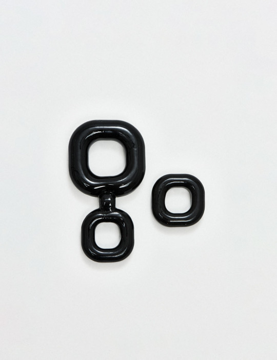 Boner kit of 2 Black TPR Cock Rings