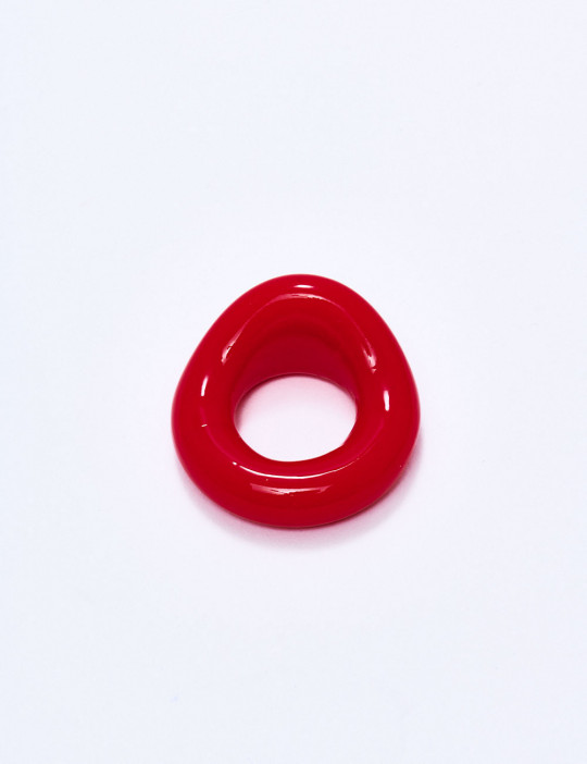 The Wedge Red TPR Cock Rings from Sport Fucker