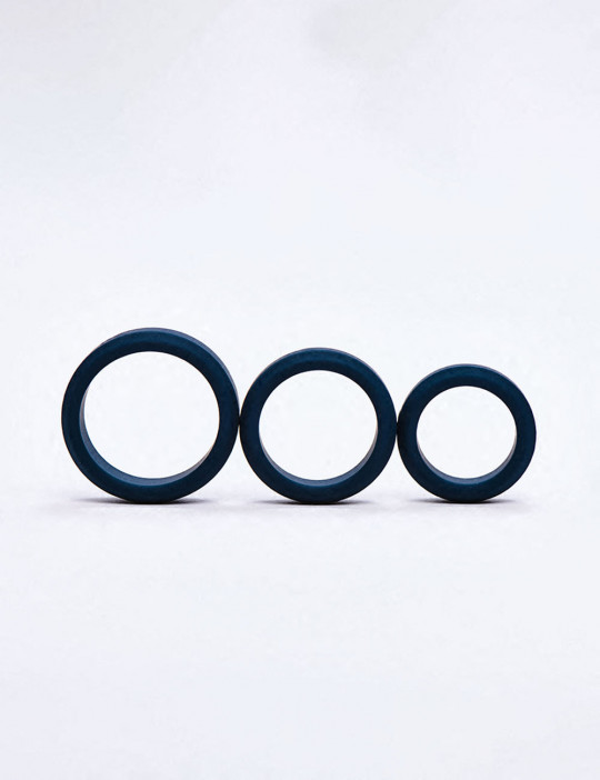 Pack of 3 Silicone Cock Rings