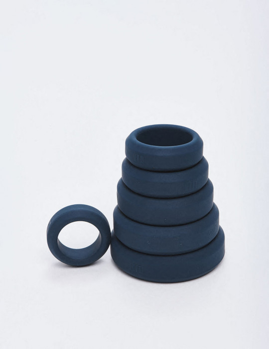 Set of 6 Silicone Cock Rings Boners