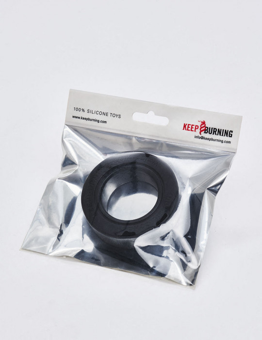 Wide Ring Silicone Cock Ring from Keep Burning packaging