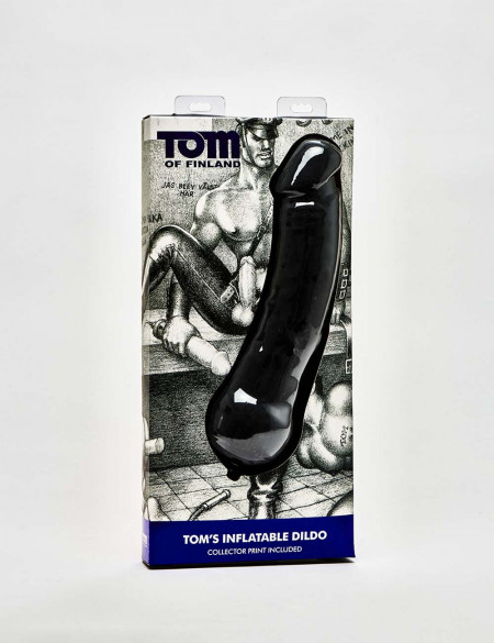 Inflatable Big Dildo from Tom of Finland packaging