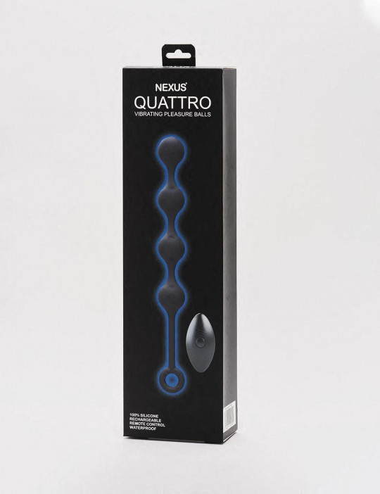 Vibrating Anal Beads Quattro from Nexus packaging