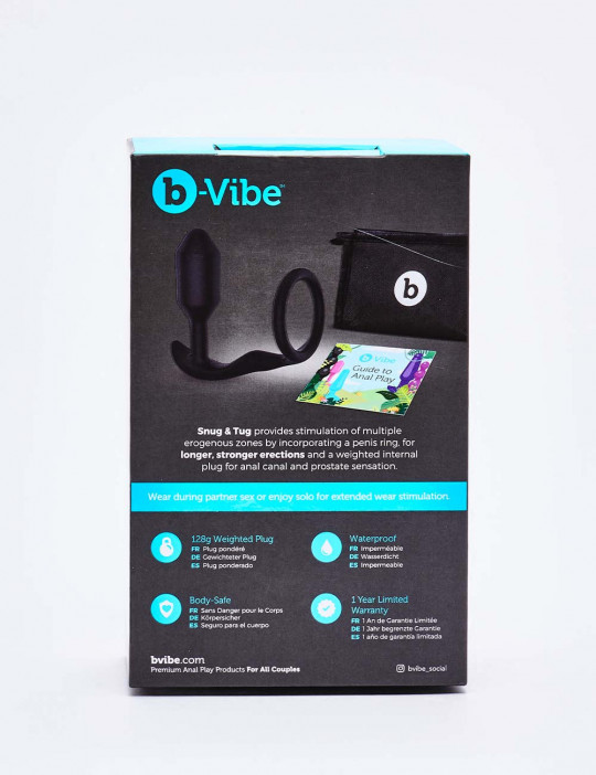 Butt Plug and Cock Ring B-Vibe Packaging