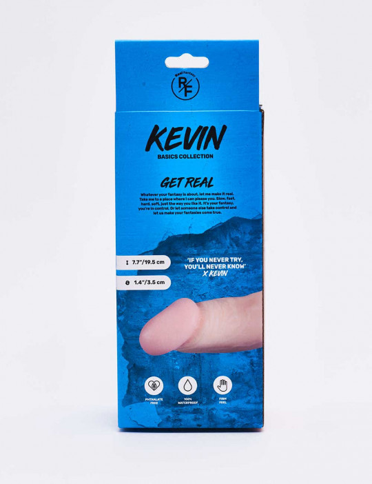 Realistic XL dildo Kevin packaging