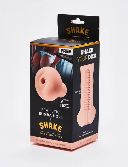 Realistic Masturbator Shake Bumba Hole front packaging