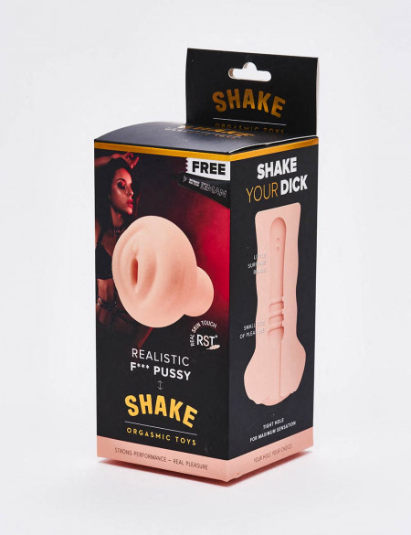 Realistic Masturbator Shake F*** pussy front packaging