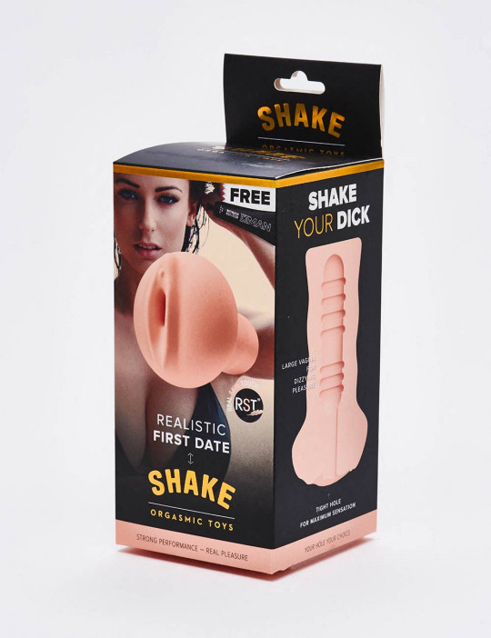 Realistic Masturbator Shake First date front packaging