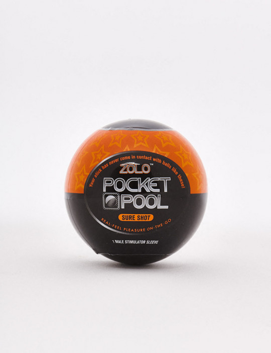 Zolo Masturbator Pocket Pool Sure Shot packaging