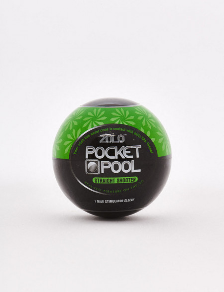 Zolo Masturbator Pocket Pool Straight Shooter packaging