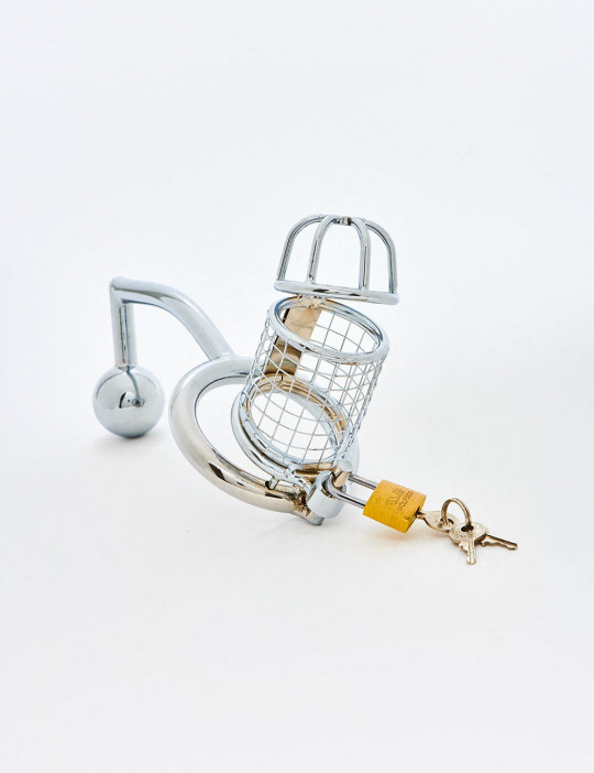 Chastity Cage and Butt Plug from Sinner Gear Unbendable