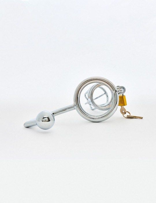 Chastity Cage and Butt Plug from Sinner Gear Unbendable