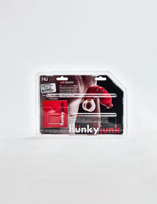 Chastity Cage Lockdown from Hünkyjunk packaging