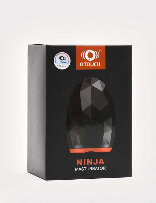 Vibrating and Warming Masturbator Ninja from OTouch front packaging