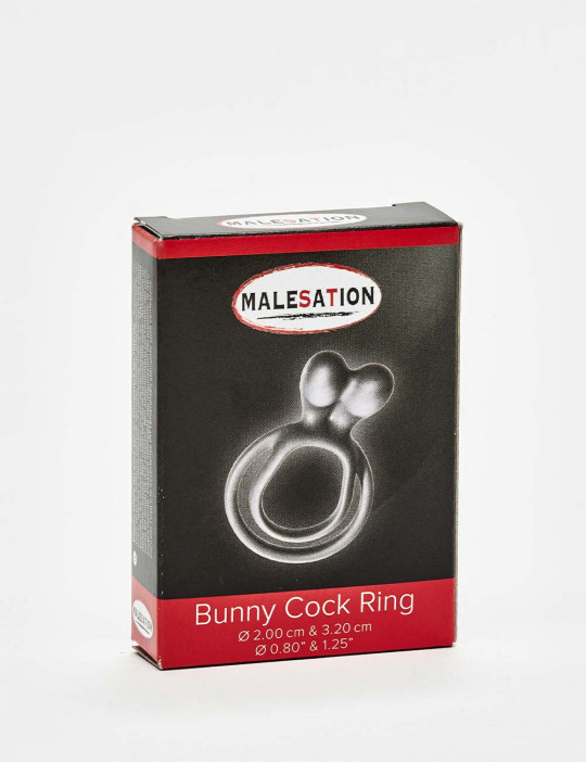 Silicone cock ring bunny from Malesation packaging