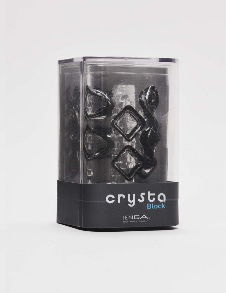 Tenga Masturbator Crysta stroker Block packaging