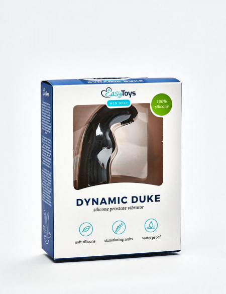 Vibrating Prostate Massager Dynamic Duke Ribbed from Easy Toys packaging