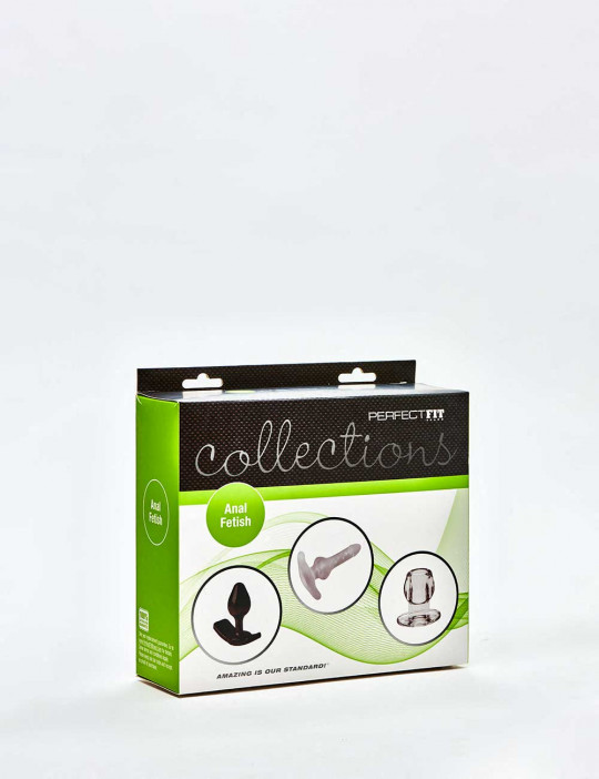 Anal Fetish Collection 3 plugs packaging