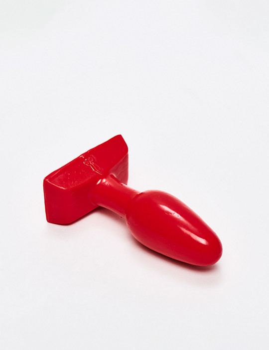 Red anal plug 9.5cm Torena