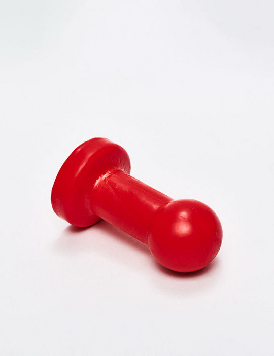 Red anal plug 12cm Hitch 5