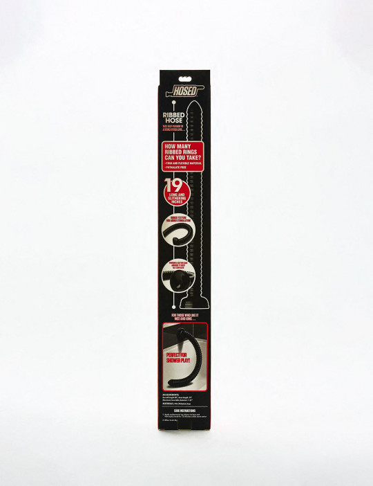 Big Dildo Ribbed Hose 48cm from Hosed back packaging