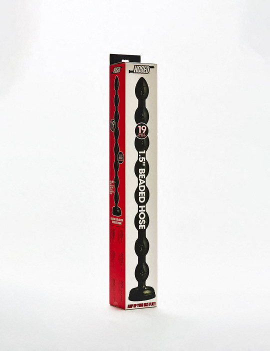 Big Dildo Beaded Hose 48cm from Hosed packaging