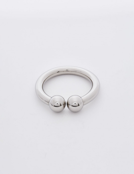 55mm Ze Big Horse Shoe Steel Cock Ring From Dark Line