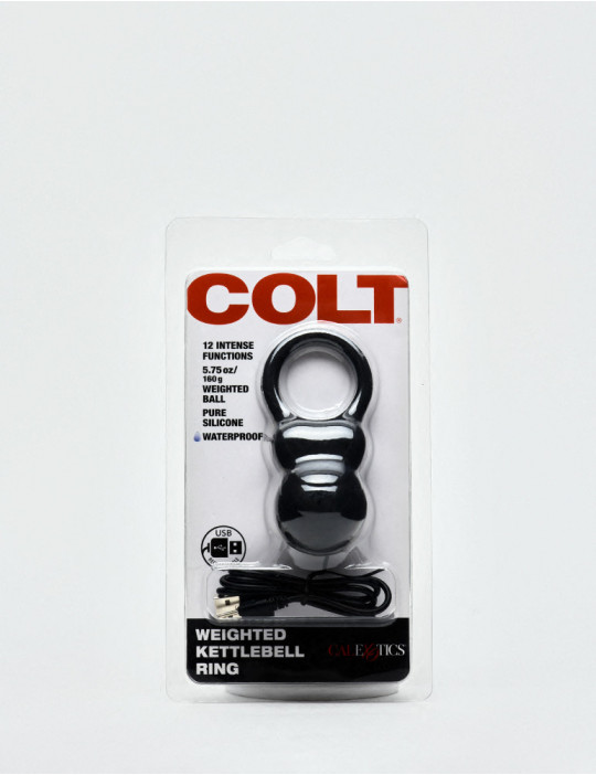 Kettlebell Silicone Cock Ring by CalExotics packaging
