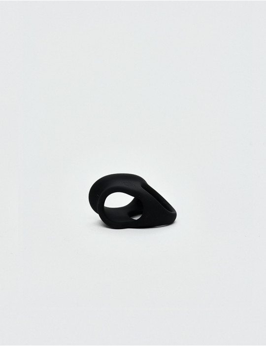 Black Silicone Chute Cock Ring