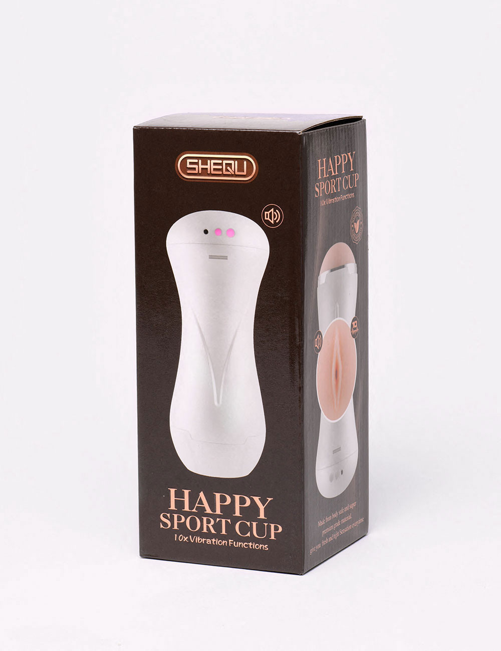 Vibrating Masturbator Happy Sport Cup By Shequ On Jaloo