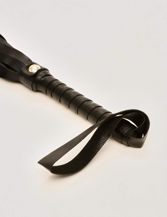 Leather Flogger Whip handle