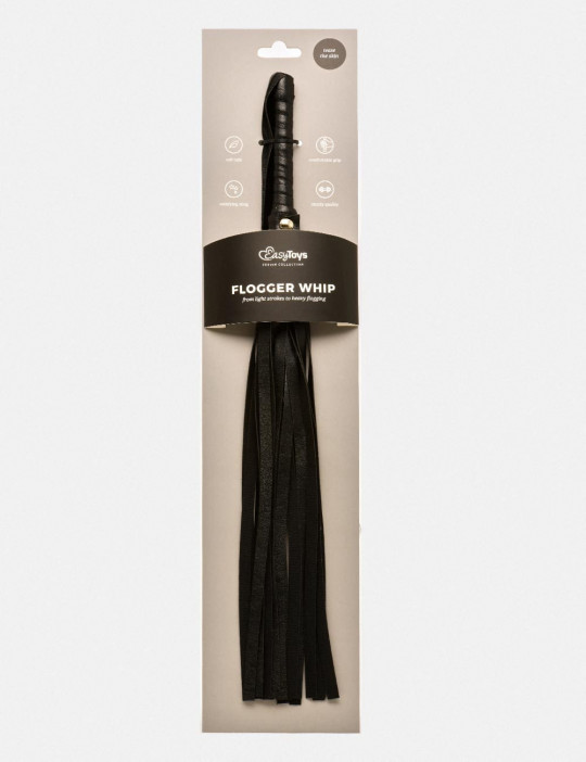 EasyToys Flogger Whip Leather