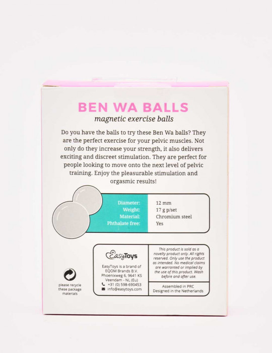 EasyToys Balls Ben Wa - Silver