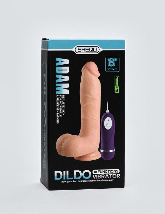 Shequ Realistic & Vibrating Dildo - Adam