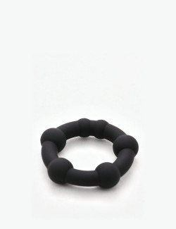 Pack of 3 Black Pearl Cock Rings - Malesation