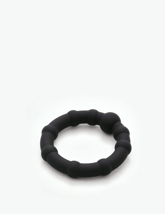 Malesation Pack of 3 Black Pearl Cock Rings