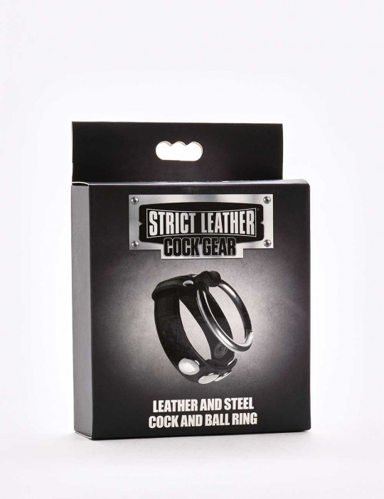 Strict Leather Leather Ball Stretcher Metal Ring