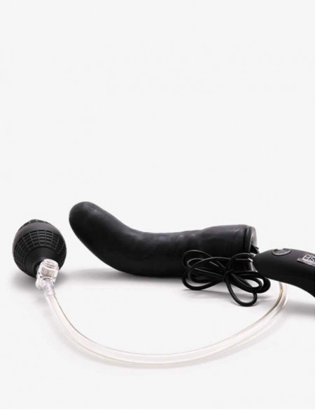 Dildo Inflatable Vibrating Curved - Lux Fetish