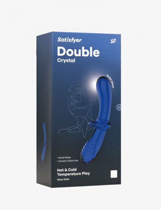 Satisfyer Double Crystal Glass Dildo