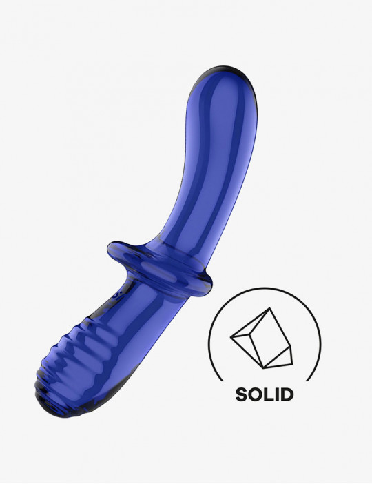 Double Crystal Glass Dildo